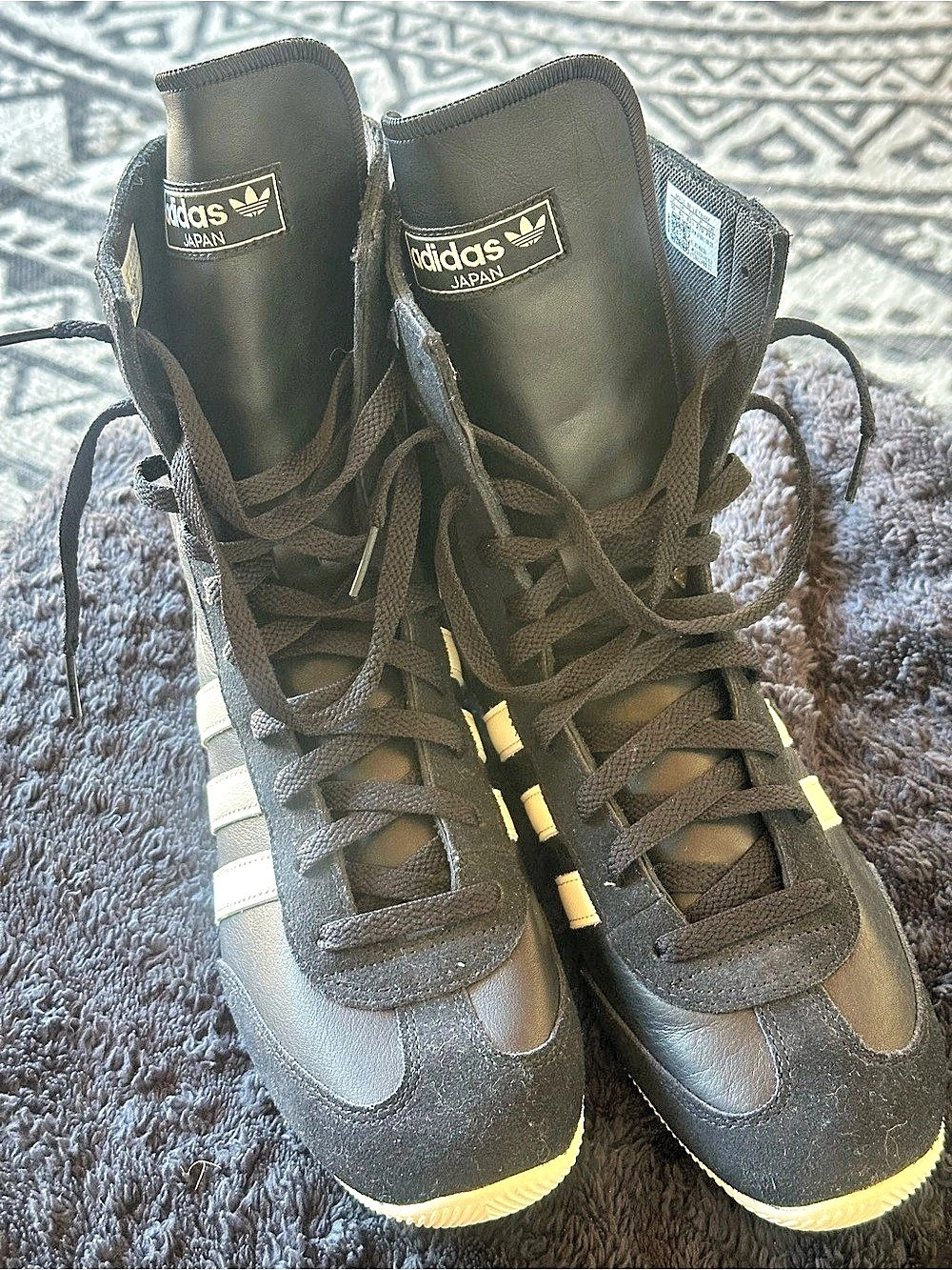 adidas Top Ten Hi High-Top Sneakers Black & Yellow US 10